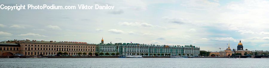 Waterfront, Architecture, Downtown, Plaza, Town Square, City, Urban
