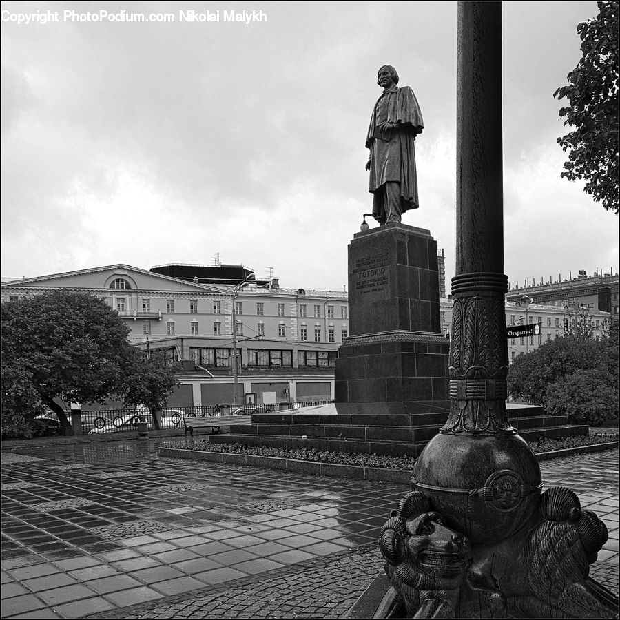 Art, Sculpture, Statue, Architecture, Downtown, Plaza, Town Square
