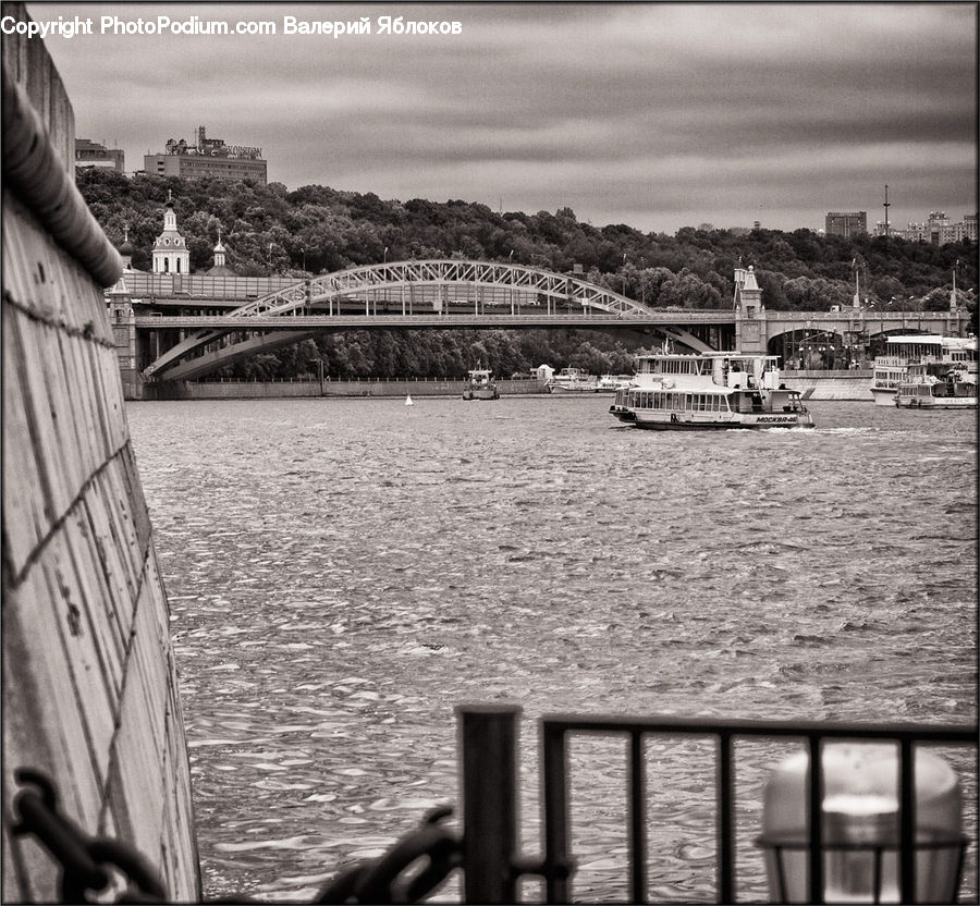 Dock, Landing, Pier, Bridge, Brick, Outdoors, River