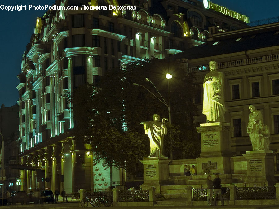 Art, Sculpture, Statue, Tomb, City, Downtown, Metropolis