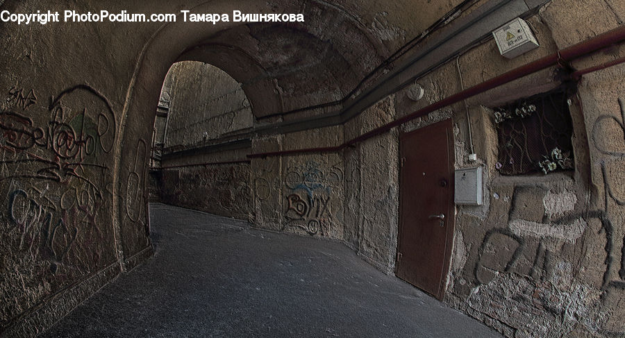 Corridor, Brick, Rubble, Crypt, Aisle, Alley, Alleyway