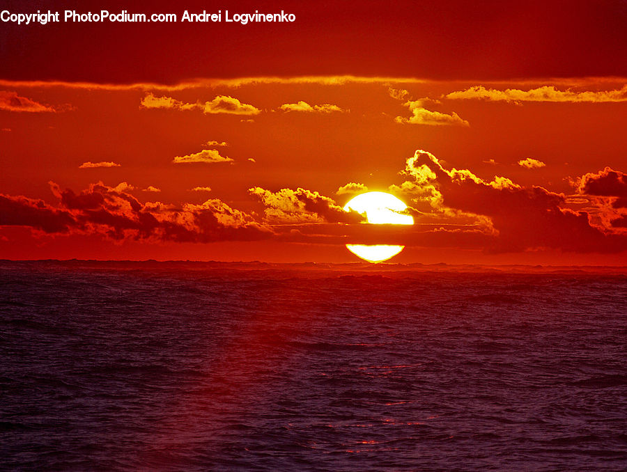 Dusk, Outdoors, Sky, Sunlight, Sunrise, Sunset, Sun