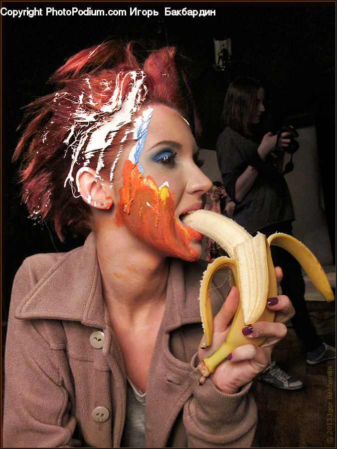 Human, People, Person, Banana, Fruit, Teddy Bear, Toy