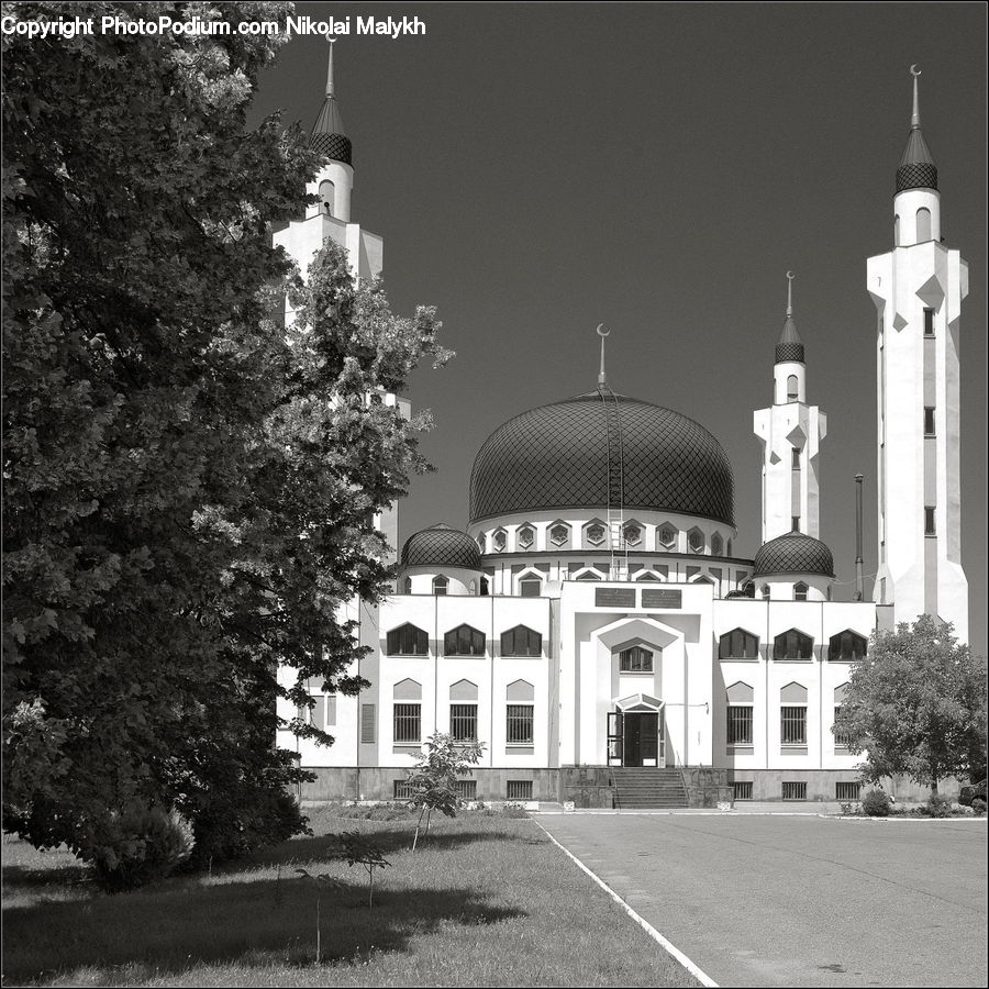 Architecture, Dome, Mosque, Worship, Building, Housing, Villa