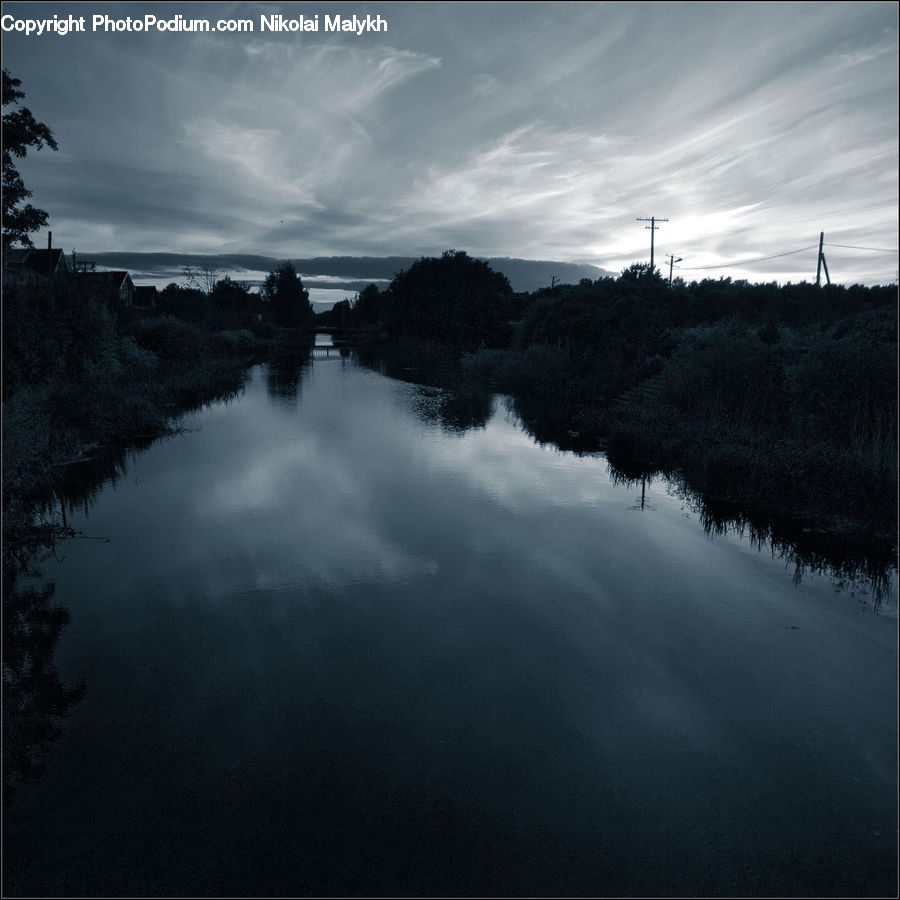 Canal, Outdoors, River, Water, Forest, Jungle, Rainforest