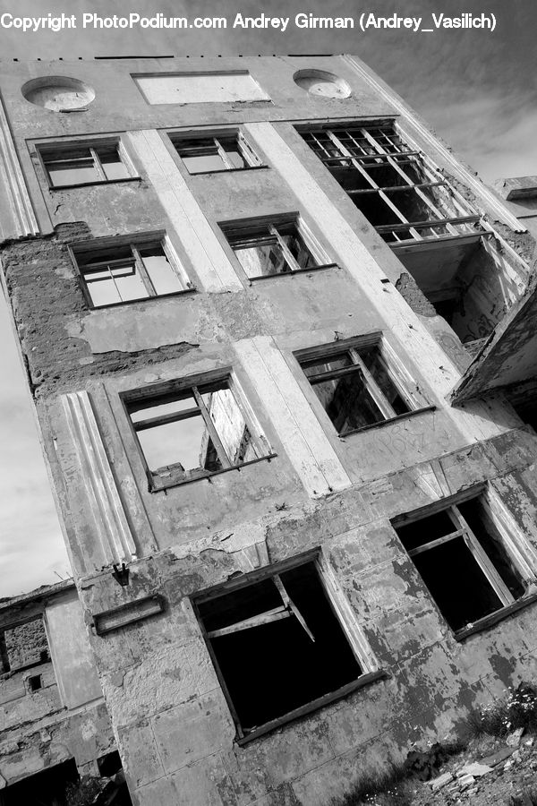 Hole, Brick, City, Downtown, Urban, Neighborhood, Town