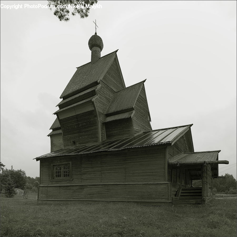 Cabin, Hut, Rural, Shack, Shelter, Architecture, Church