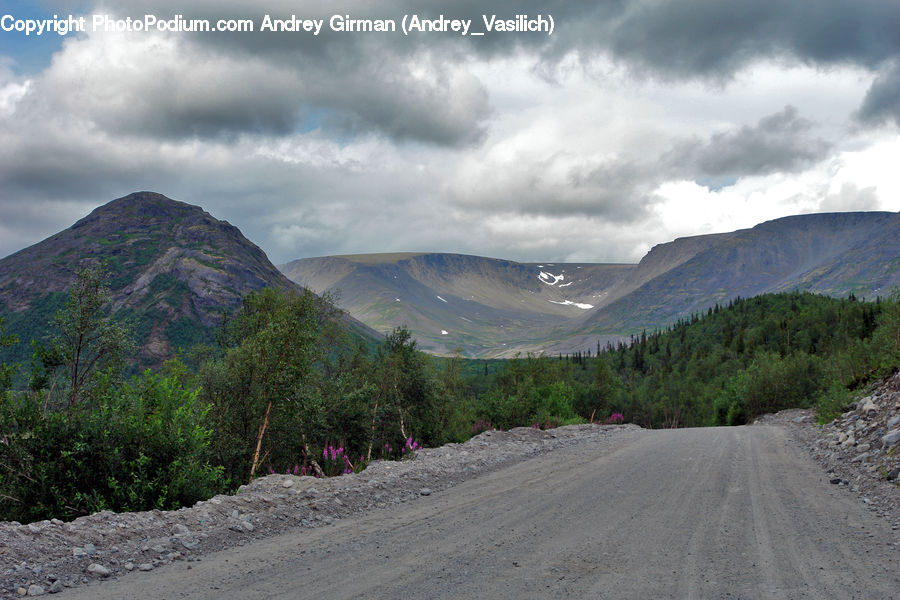 Dirt Road, Gravel, Road, Crest, Mountain, Outdoors, Peak