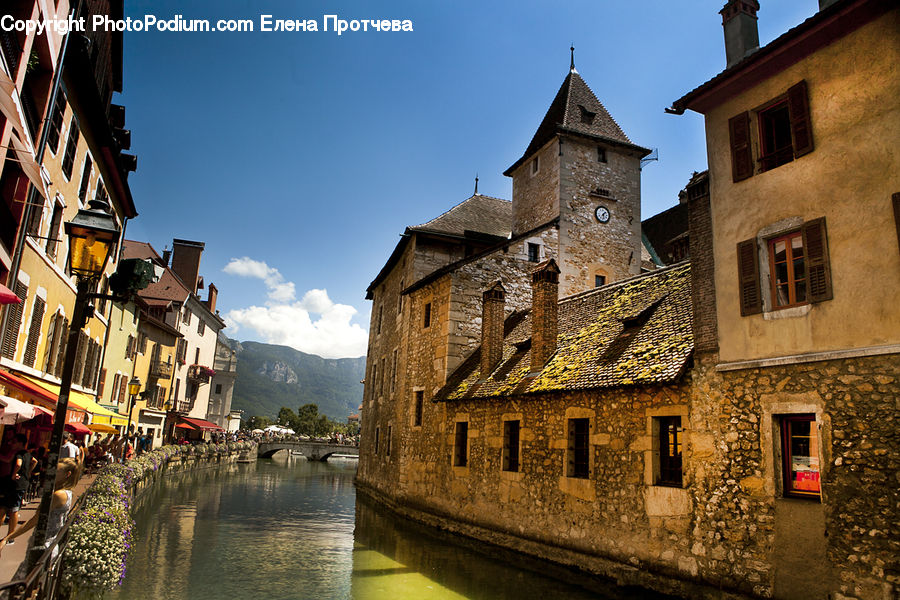 Architecture, Castle, Fort, Ditch, Moat, Shutter, Window