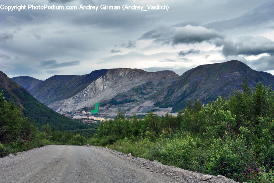 Dirt Road, Gravel, Road, Crest, Mountain, Outdoors, Peak