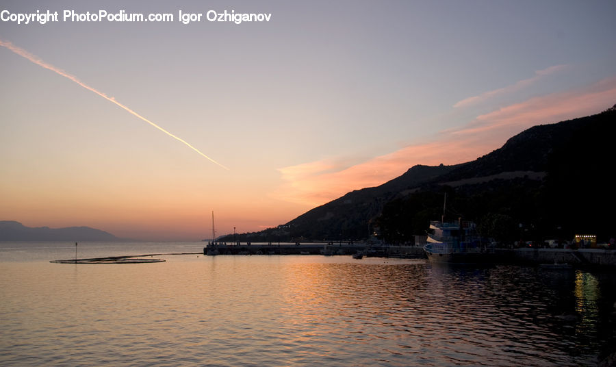Dawn, Dusk, Red Sky, Sky, Sunrise, Sunset, Coast
