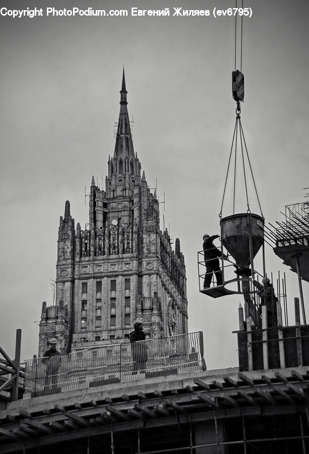 Architecture, Cathedral, Church, Worship, Tower, Constriction Crane, City