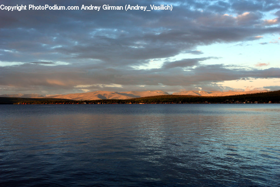 Lake, Outdoors, Water, Azure Sky, Cloud, Sky, Dawn