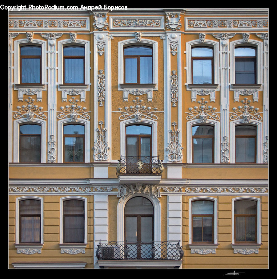 Window, Building, Housing, Villa, Column, Pillar, Apartment Building