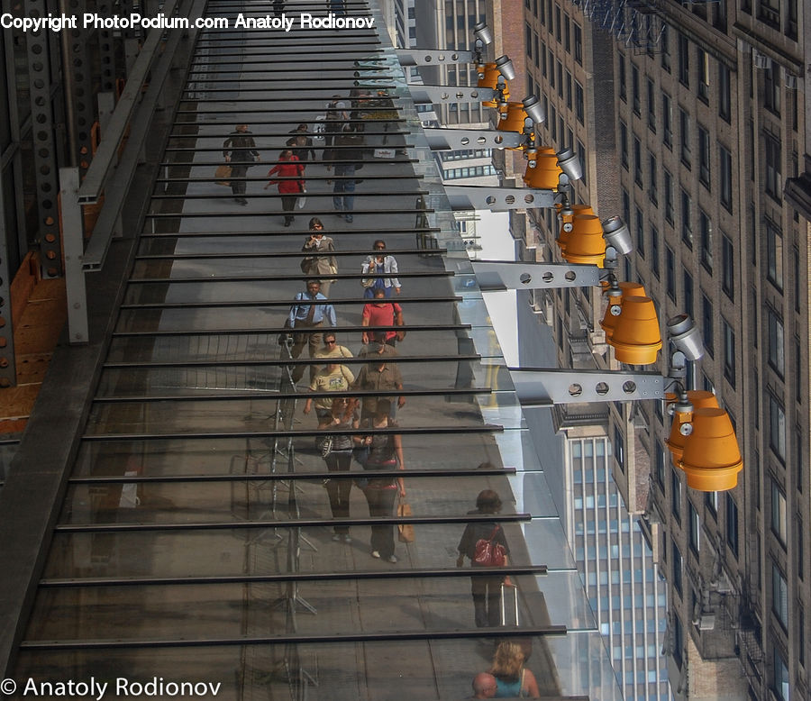 Balcony, Building, Housing, City, Downtown, Urban, Console