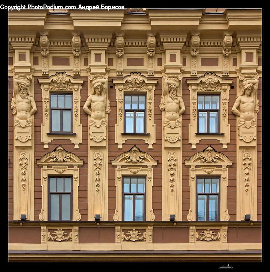 Art, Sculpture, Statue, Building, Column, Pillar, Apartment Building