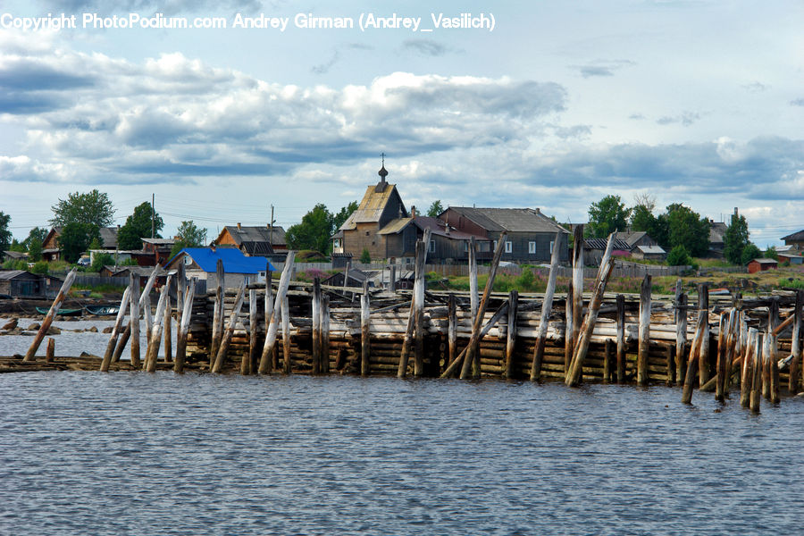 Cabin, Hut, Rural, Shack, Shelter, Dock, Landing