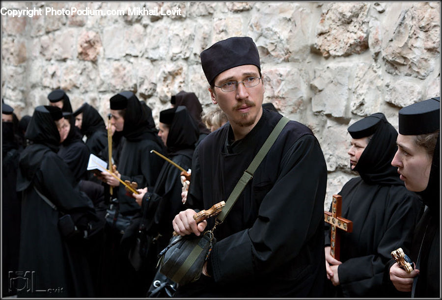 People, Person, Human, Graduation, Stick, Music Band, Coat