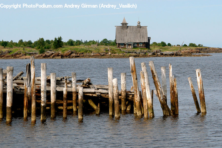 Dock, Landing, Pier, Countryside, Field, Rural, Outdoors