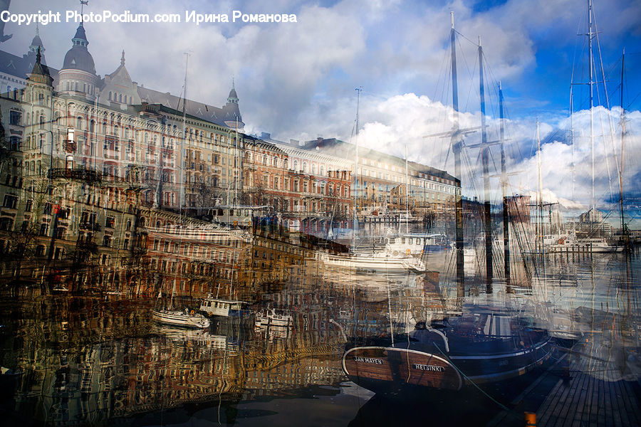 Dock, Port, Waterfront, Boat, Watercraft, Yacht, Canal