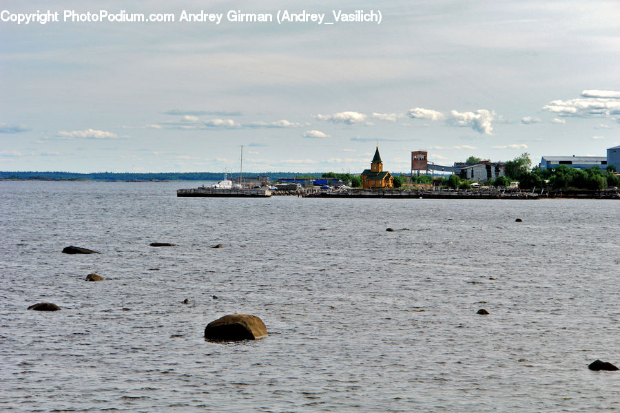 Waterfront, Coast, Outdoors, Sea, Water, Beach, City