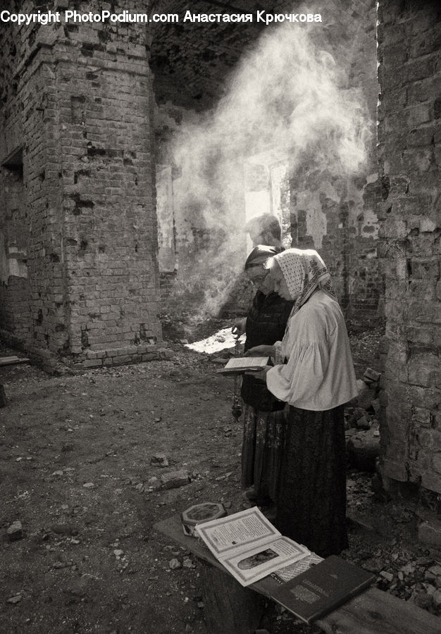 People, Person, Human, Smoke, Crypt, Console, Portrait