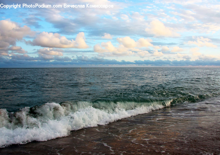 Ocean, Outdoors, Sea, Water, Cloud, Cumulus, Sky