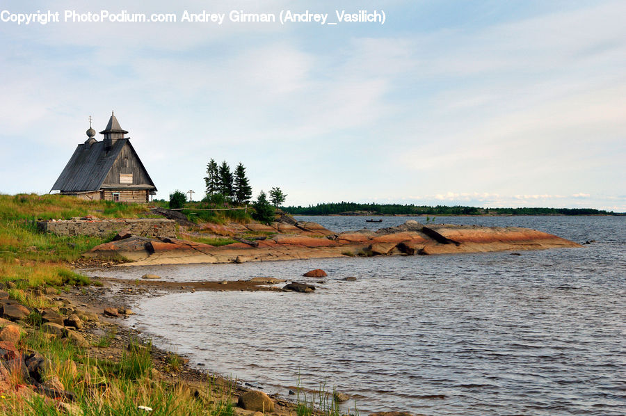 Coast, Outdoors, Sea, Water, Building, Cottage, Housing