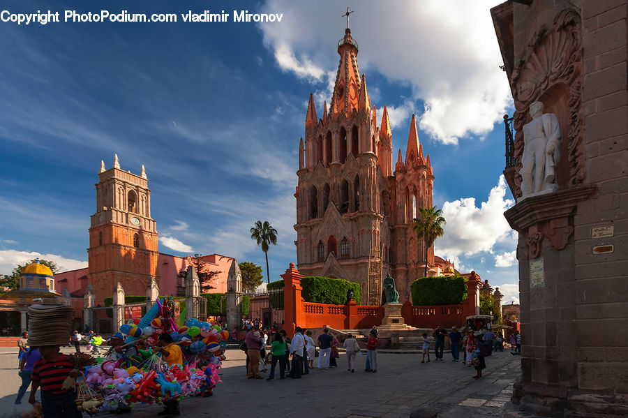 Bazaar, Market, Architecture, Cathedral, Church, Worship, Bell Tower