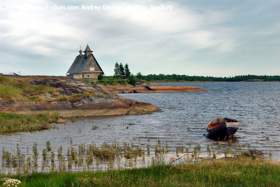 Coast, Outdoors, Sea, Water, Building, Cottage, Housing