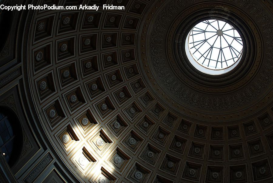 Architecture, Dome, Housing, Skylight, Window, Building, Church
