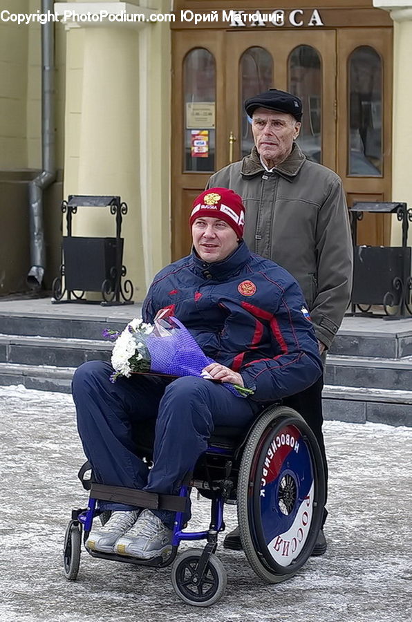 Wheelchair, Person, Portrait, Selfie