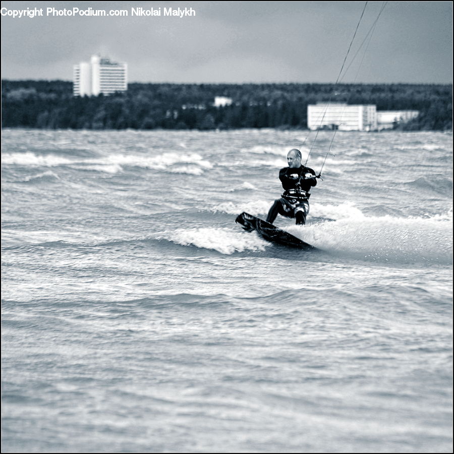 Jet Ski, Outdoors, Sea, Sea Waves, Sport, Surfing, Water