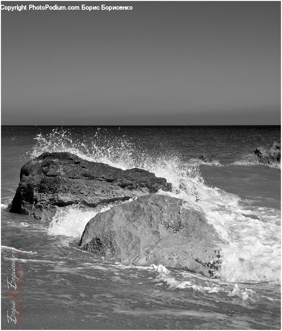 Outdoors, Sea, Sea Waves, Water, Coast, Ocean, Rock