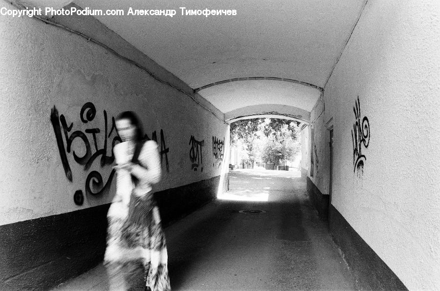 Tunnel, Alley, Alleyway, Road, Street, Town, Corridor