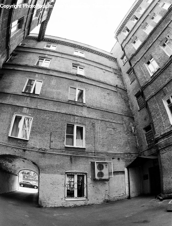 Window, Arch, Brick, Column, Pillar, Alley, Alleyway