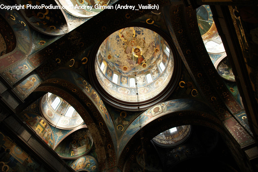 Architecture, Dome, Mosque, Worship, Porcelain, Saucer, Banister