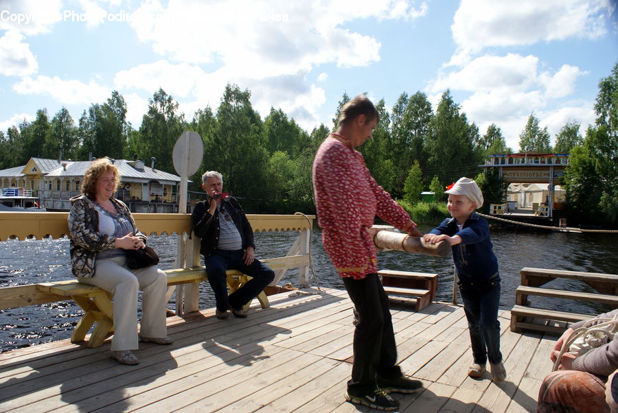 Human, People, Person, Bench, Leisure Activities, Female, Dock