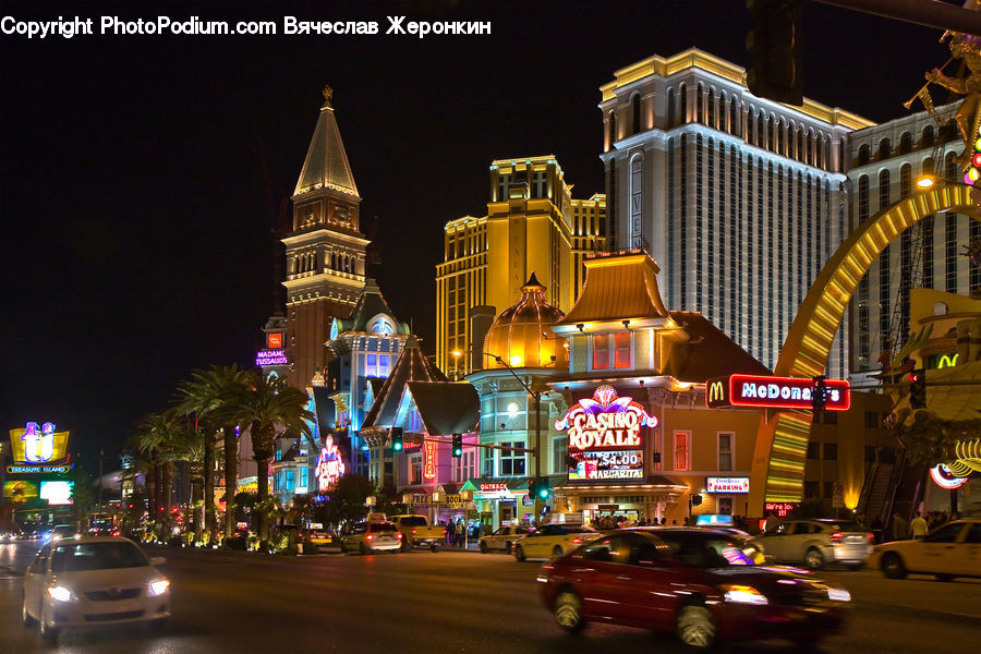 Automobile, Car, Vehicle, City, Downtown, Metropolis, Urban