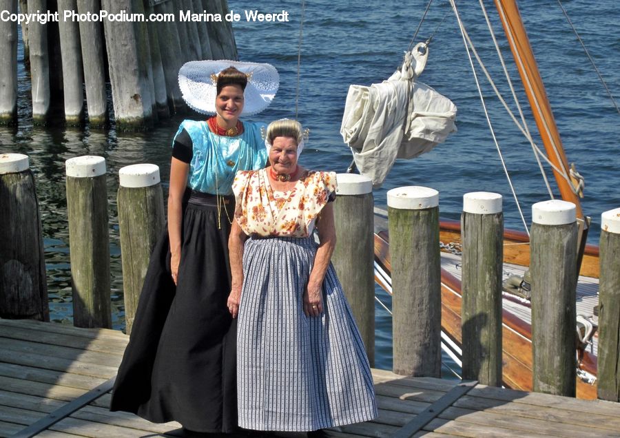 People, Person, Human, Boat, Watercraft, Apron, Dinghy