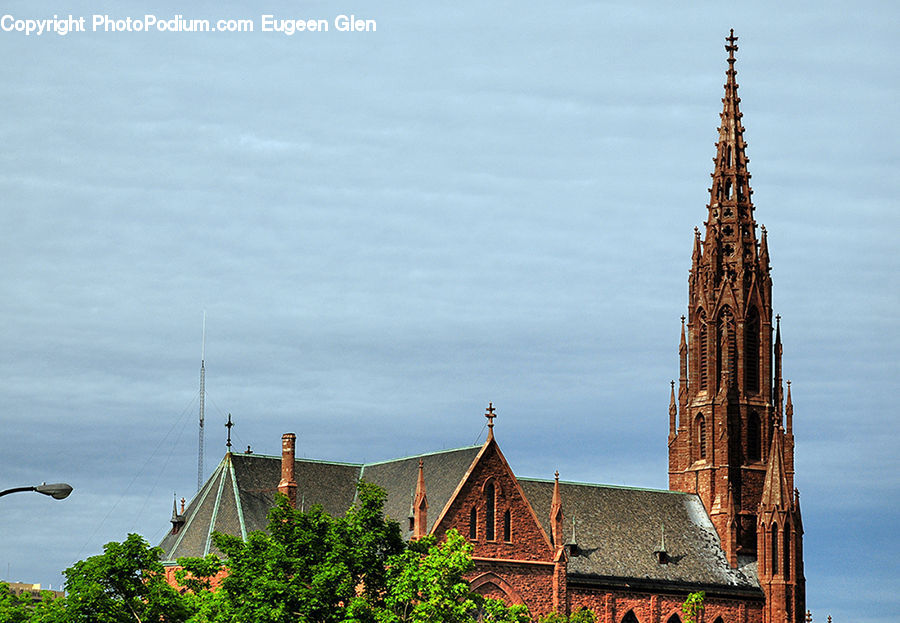 Architecture, Bell Tower, Clock Tower, Tower, Spire, Steeple, Antenna