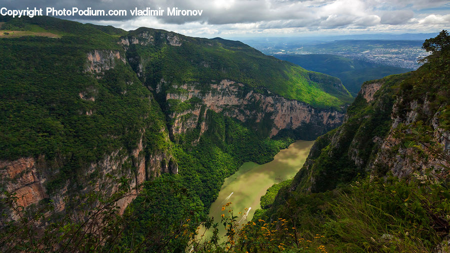 Crest, Mountain, Outdoors, Peak, Canyon, Valley, Mountain Range