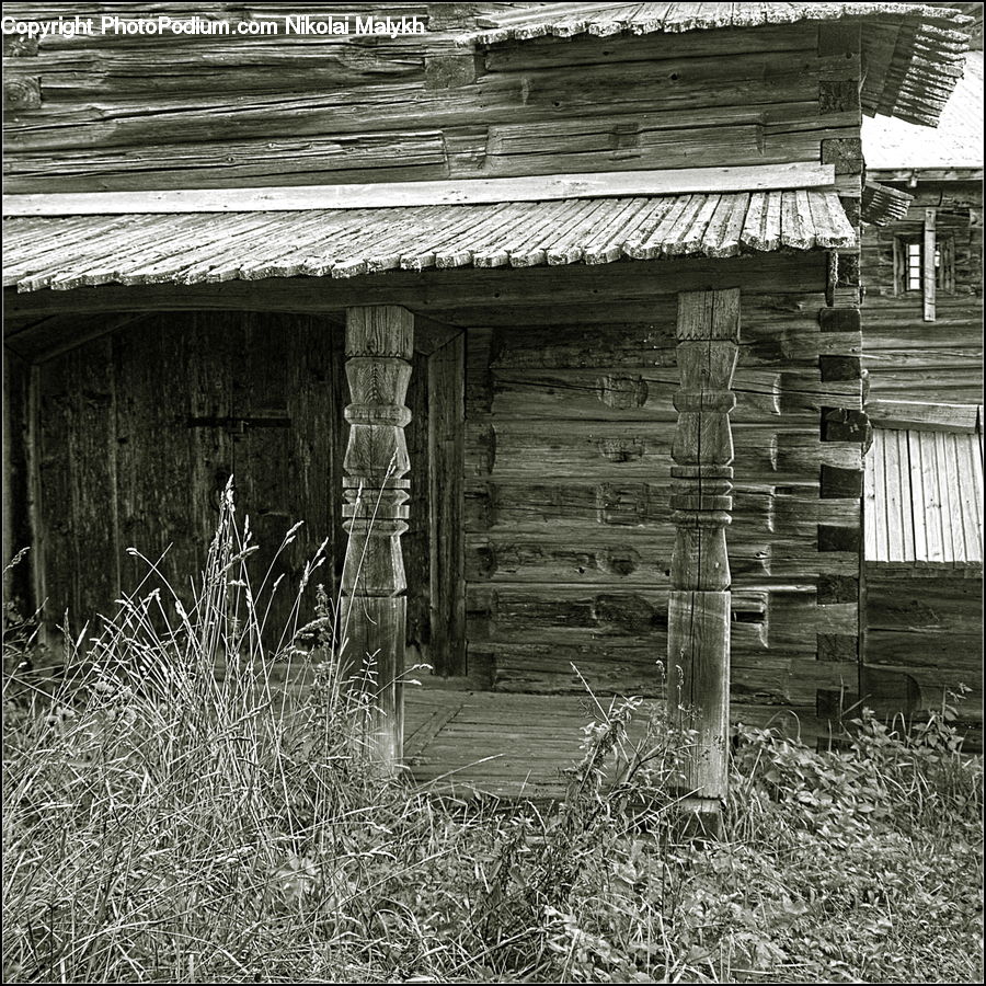 Cabin, Hut, Rural, Shack, Shelter, Brick, Countryside
