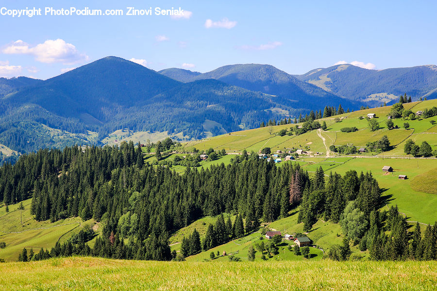 Crest, Mountain, Outdoors, Peak, Nature, Mountain Range, Field