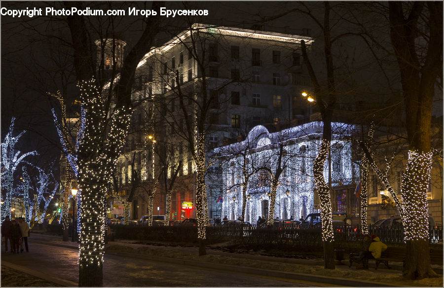 Night, Outdoors, Lighting, City, Downtown, Metropolis, Urban