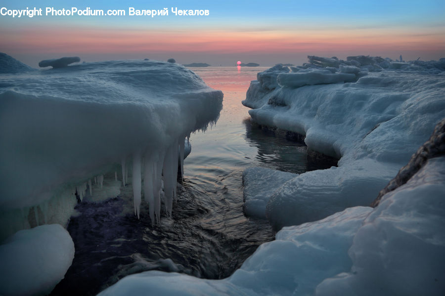 Arctic, Glacier, Ice, Mountain, Outdoors, Snow, Coast