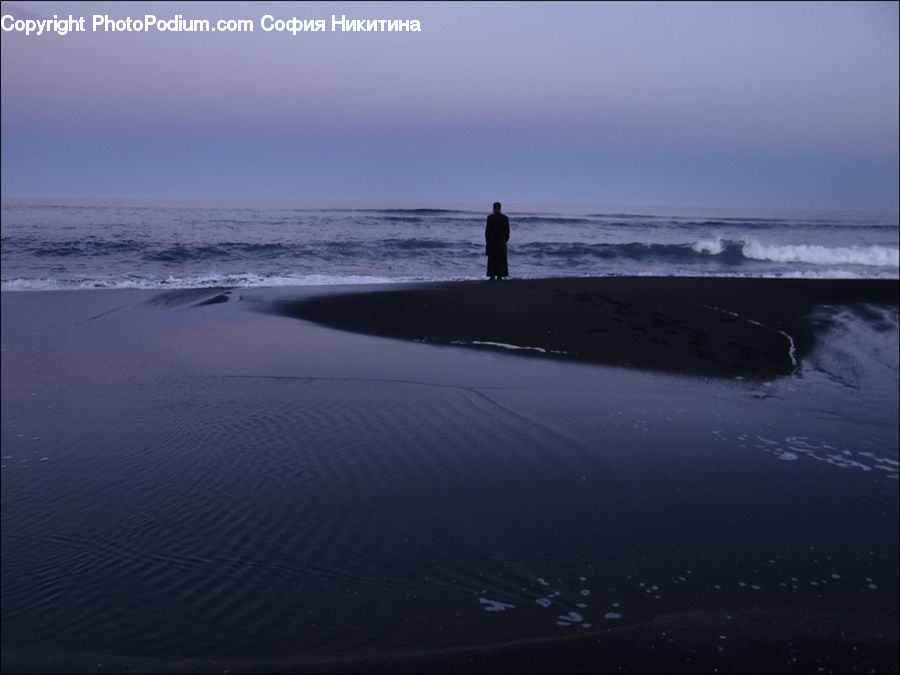 Coast, Outdoors, Sea, Water, Beach, Sand, Soil