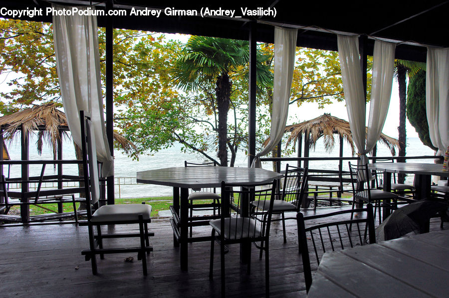 Chair, Furniture, Deck, Housing, Porch, Dining Table, Table