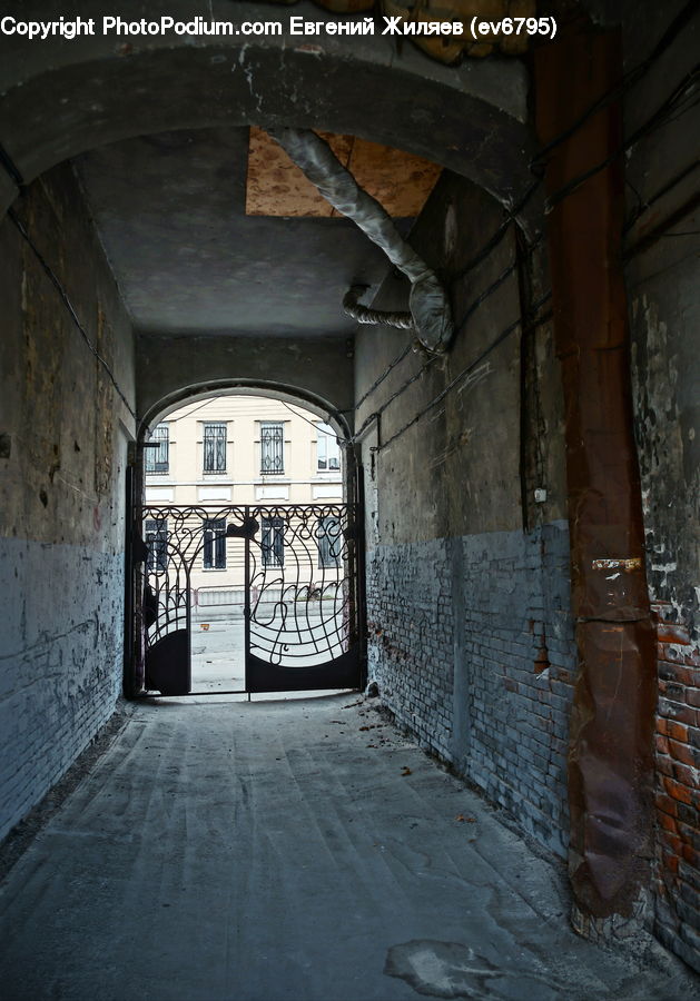 Corridor, Puddle, Crypt, Dungeon, Bunker, Patio, Aisle