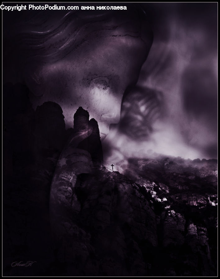 People, Person, Human, Rock, Outdoors, Crypt